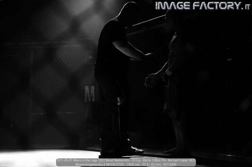 2011-05-07 Milano in the cage 2022 Mixed Martial Arts - 83 Kg - Morris Cilfoni ITA - Michael Kuiper NED
